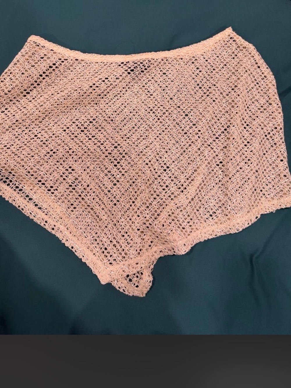 Delicate Cream Crochet Pancho - Lightweight Summer Layer